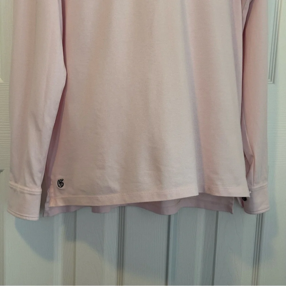 Greyson Polo Shirt Pink Long Sleeve Men's Size L